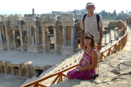 Вчера смотрели ... развалины античного города #Иераполис.