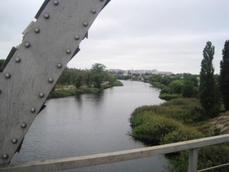3. Вид на Новомосковск с моста чз Самару.JPG