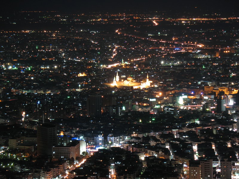 Вечерний Дамаск.<br />Вид с горы Касьюн
