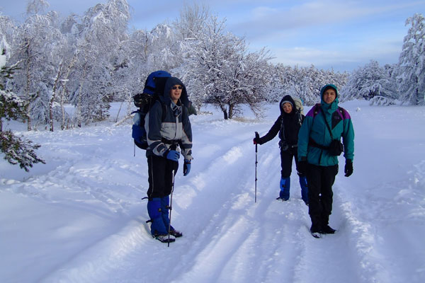 Заснеженная дорога через Яйлу, 06.01.2009