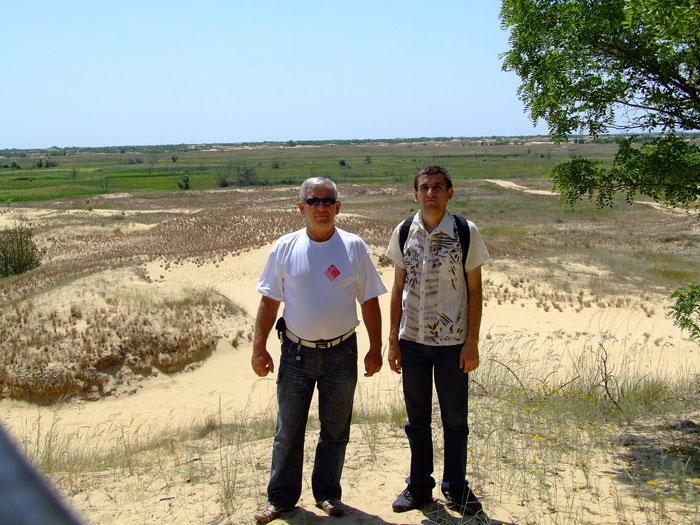 10 июня 2009. Робинзон &amp;amp; Slava в Алешковских песках